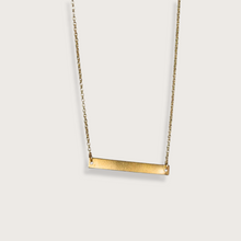 Load image into Gallery viewer, GOLD BAR NECKLACE