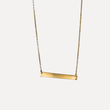 Load image into Gallery viewer, GOLD BAR NECKLACE