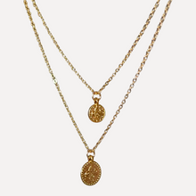 Load image into Gallery viewer, DOUBLE COIN NECKLACE