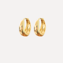 Load image into Gallery viewer, BOLD GOLD HUGGIE HOOPS