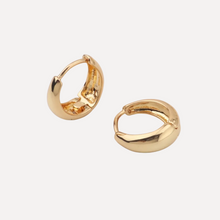 Load image into Gallery viewer, BOLD GOLD HUGGIE HOOPS
