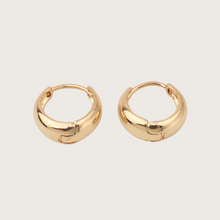 Load image into Gallery viewer, BOLD GOLD HUGGIE HOOPS