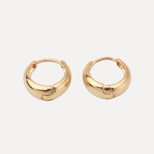 Load image into Gallery viewer, BOLD GOLD HUGGIE HOOPS