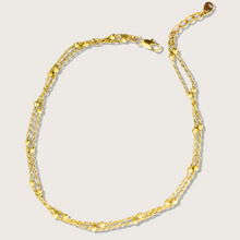 Load image into Gallery viewer, GOLD BEADED ANKLET