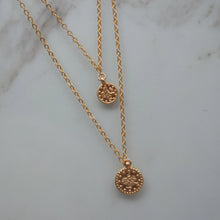 Load image into Gallery viewer, DOUBLE COIN NECKLACE