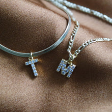 Load image into Gallery viewer, CZ INITIAL NECKLACE