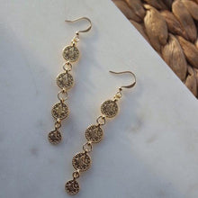 Load image into Gallery viewer, COIN DROP EARRINGS - AALIA Jewellery