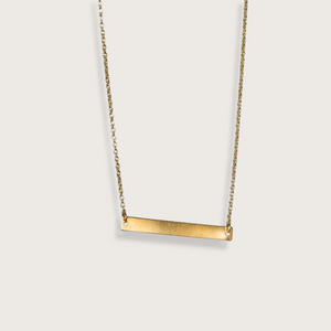 GOLD BAR NECKLACE