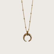 Load image into Gallery viewer, CRESCENT MOON NECKLACE
