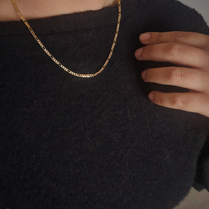 DAINTY FIGARO CHAIN NECKLACE