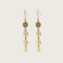 Load image into Gallery viewer, COIN DROP EARRINGS
