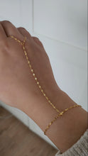 Load image into Gallery viewer, gold handchain silver aalia j
