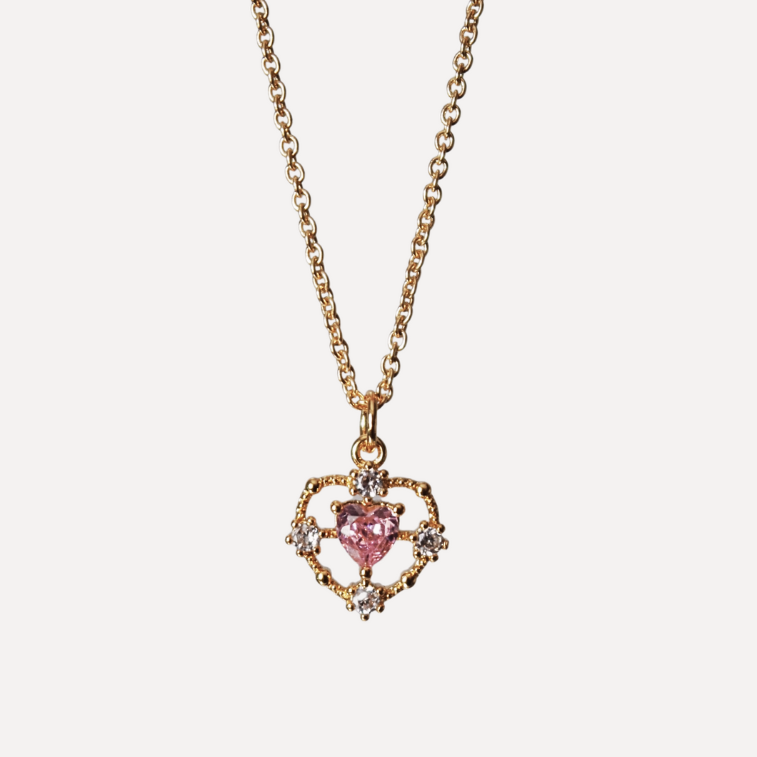 AURORA HEART NECKLACE