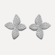 Load image into Gallery viewer, four lead petel earrings

