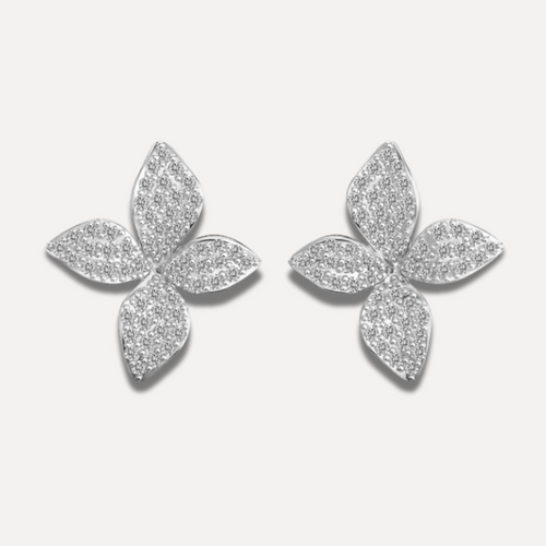 four lead petel earrings