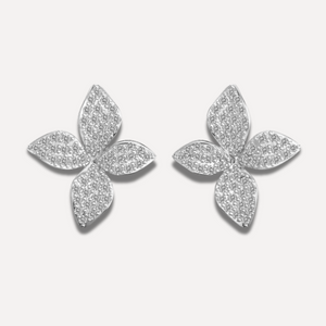 four lead petel earrings