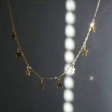 Load image into Gallery viewer, GOLD STAR CHOKER NECKLACE
