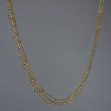 Load image into Gallery viewer, FOUR STRAND CHOKER NECKLACE
