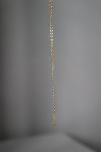 GOLD CABLE Y LARIAT NECKLACE