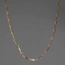 Load image into Gallery viewer, THIN RECTANGLE CHAIN NECKLACE

