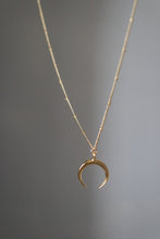 Load image into Gallery viewer, CRESCENT MOON NECKLACE
