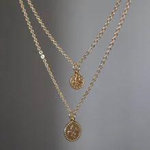 Load image into Gallery viewer, DOUBLE COIN NECKLACE
