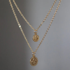 DOUBLE COIN NECKLACE