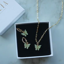 Load image into Gallery viewer, MINT BUTTERFLY SET
