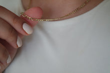 Load image into Gallery viewer, TINY FIGARO CHAIN NECKLACE
