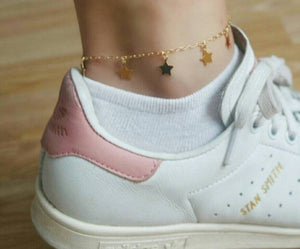 GOLD STAR ANKLET - AALIA Jewellery