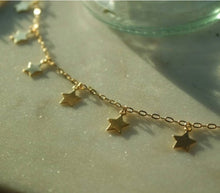 Load image into Gallery viewer, GOLD STAR ANKLET - AALIA Jewellery
