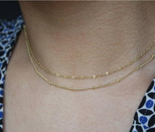 Load image into Gallery viewer, DOUBLE CHAIN NECKLACE - AALIA Jewellery

