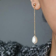 Load image into Gallery viewer, BAROQUE FRESH PEARL DROP EARRINGS
