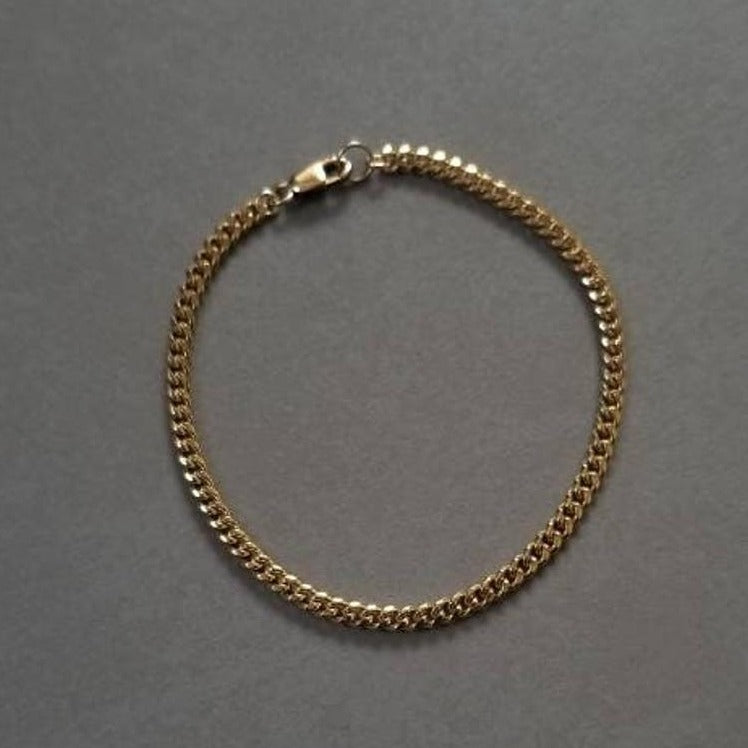 TINY CURB CHAIN ANKLET