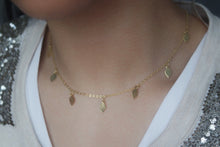 Load image into Gallery viewer, GOLD LEAF NECKLACE - AALIA Jewellery
